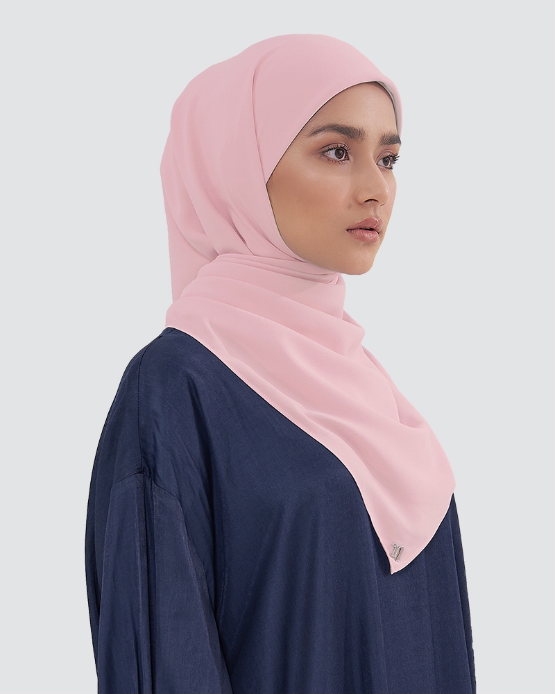 MAYA MATTE SATIN SQUARE - DUSTY SALMON
