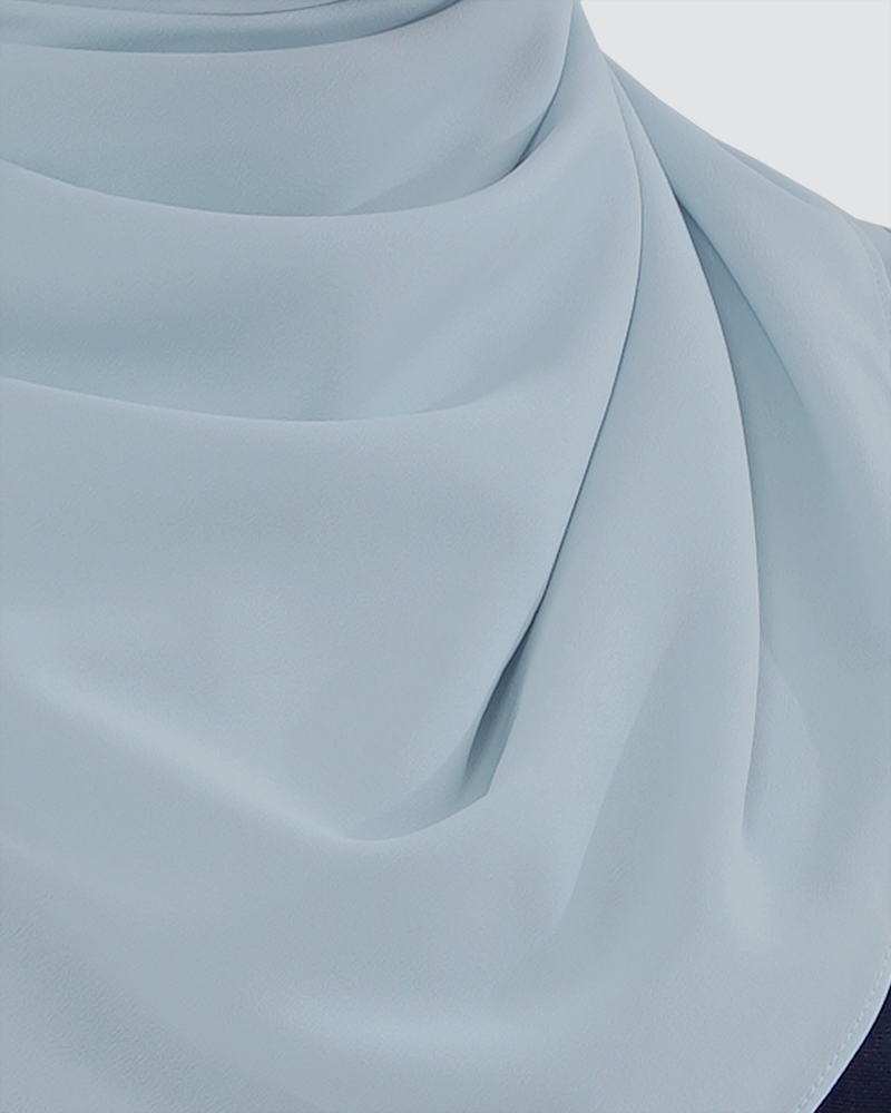 MAYA MATTE SATIN SQUARE - FRESH BLUE
