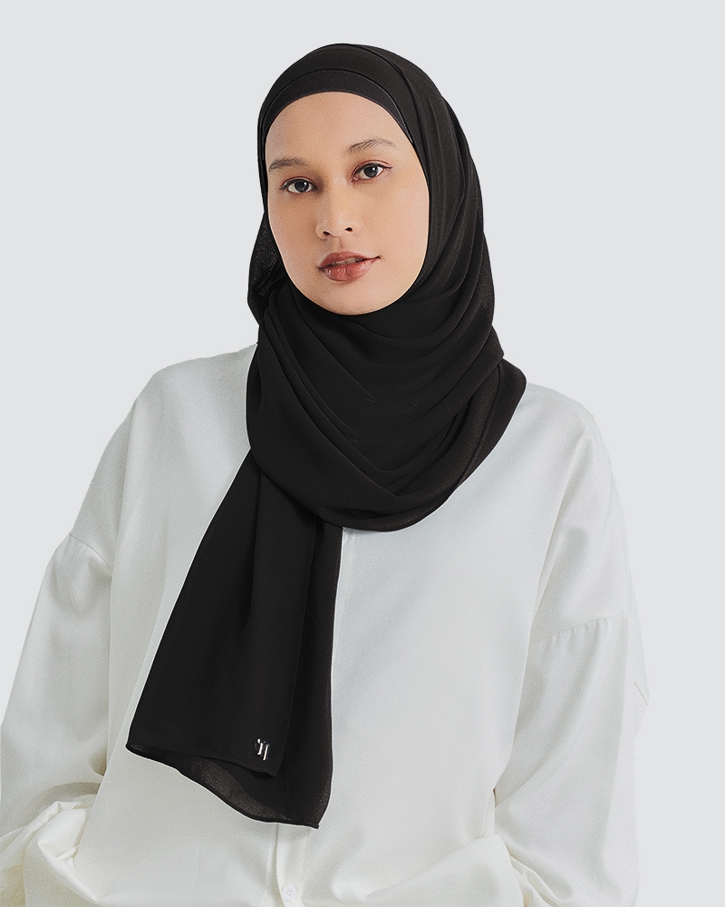 MISORA CHIFFON SEMI-INSTANT - BLACK