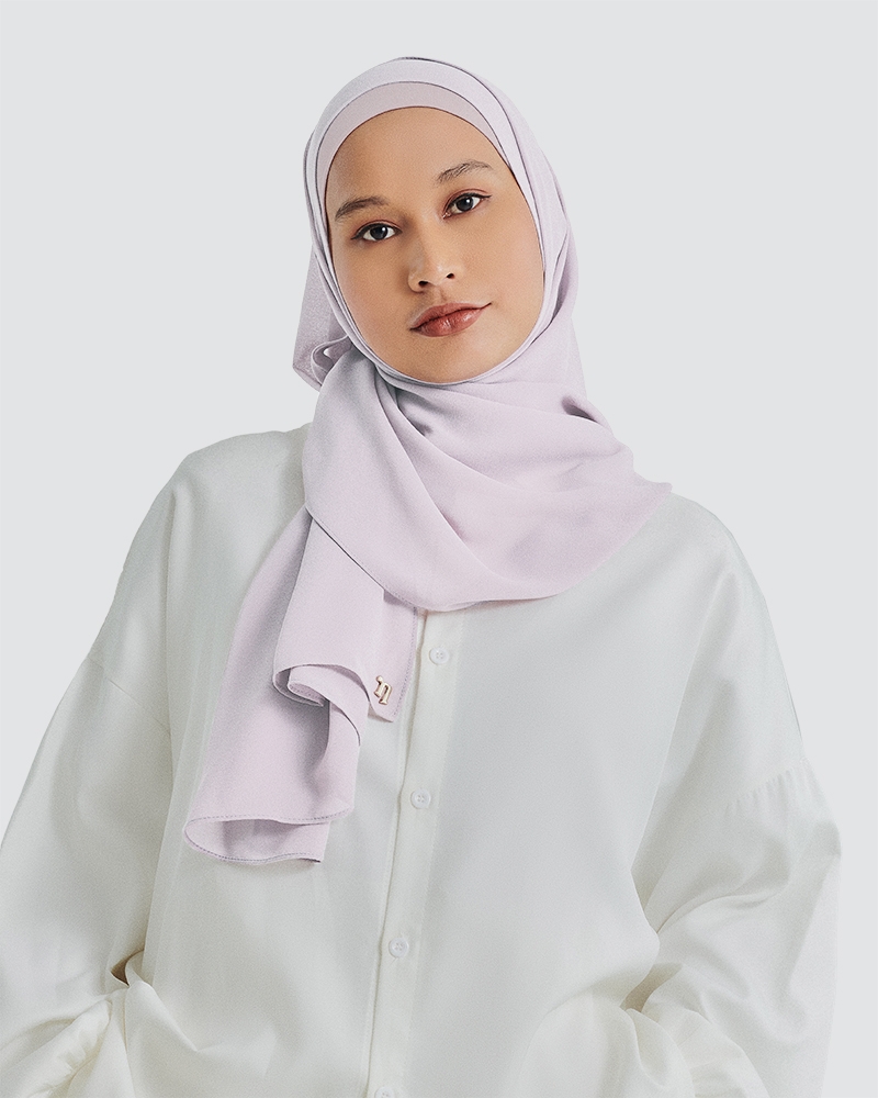 MISORA CHIFFON SEMI-INSTANT - DUSTY PALE LILAC