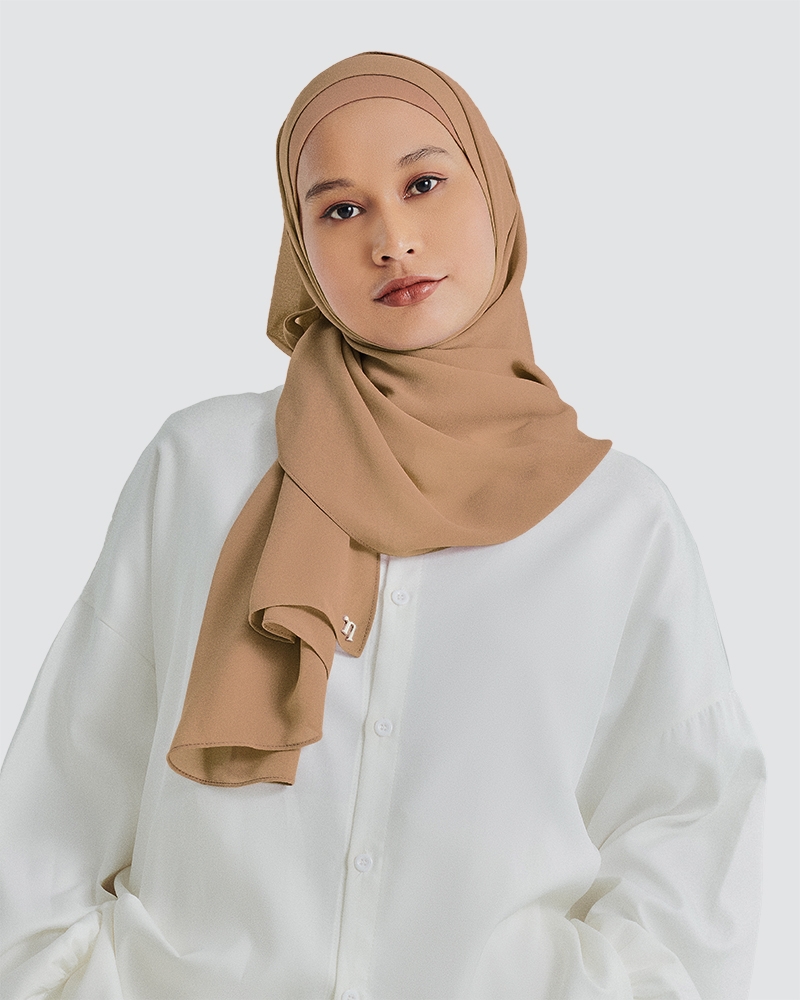 MISORA CHIFFON SEMI-INSTANT - SOFT BROWN