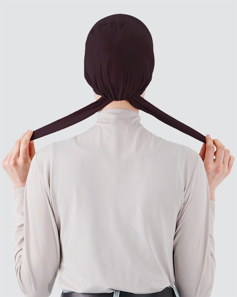 INNER TIE-BACK BASIC - SMOKEY DARK PURPLE