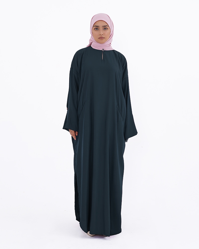 OVERSIZED LONG TUNIC - BLUE