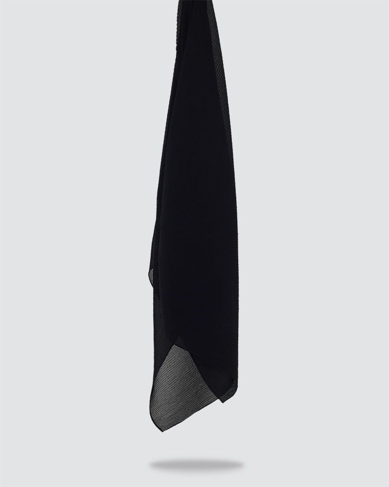 PLIKA SHAWL - BLACK