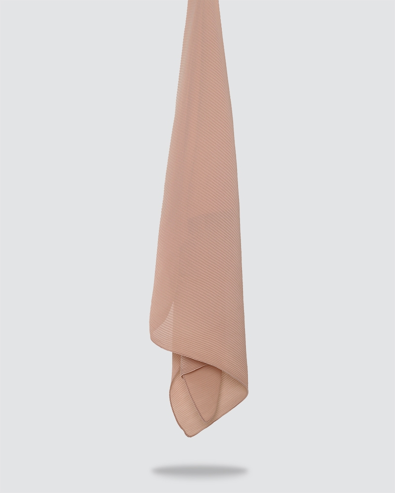 PLIKA SHAWL - DUSTY BROWN SUGAR