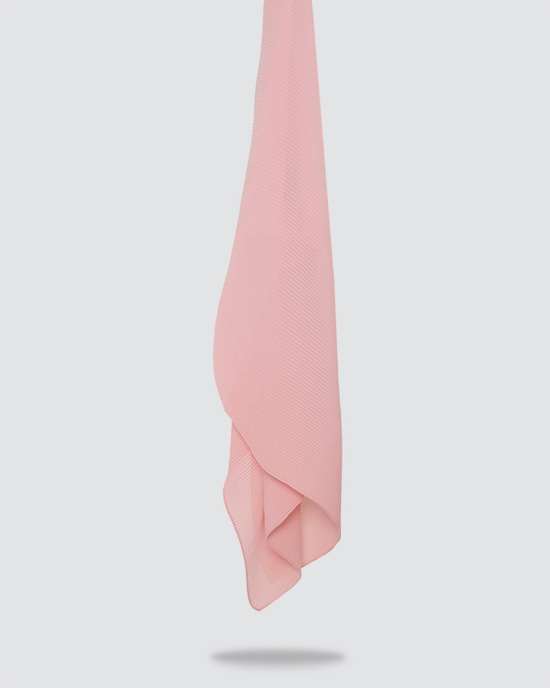 PLIKA SHAWL - DUSTY PINK SALMON