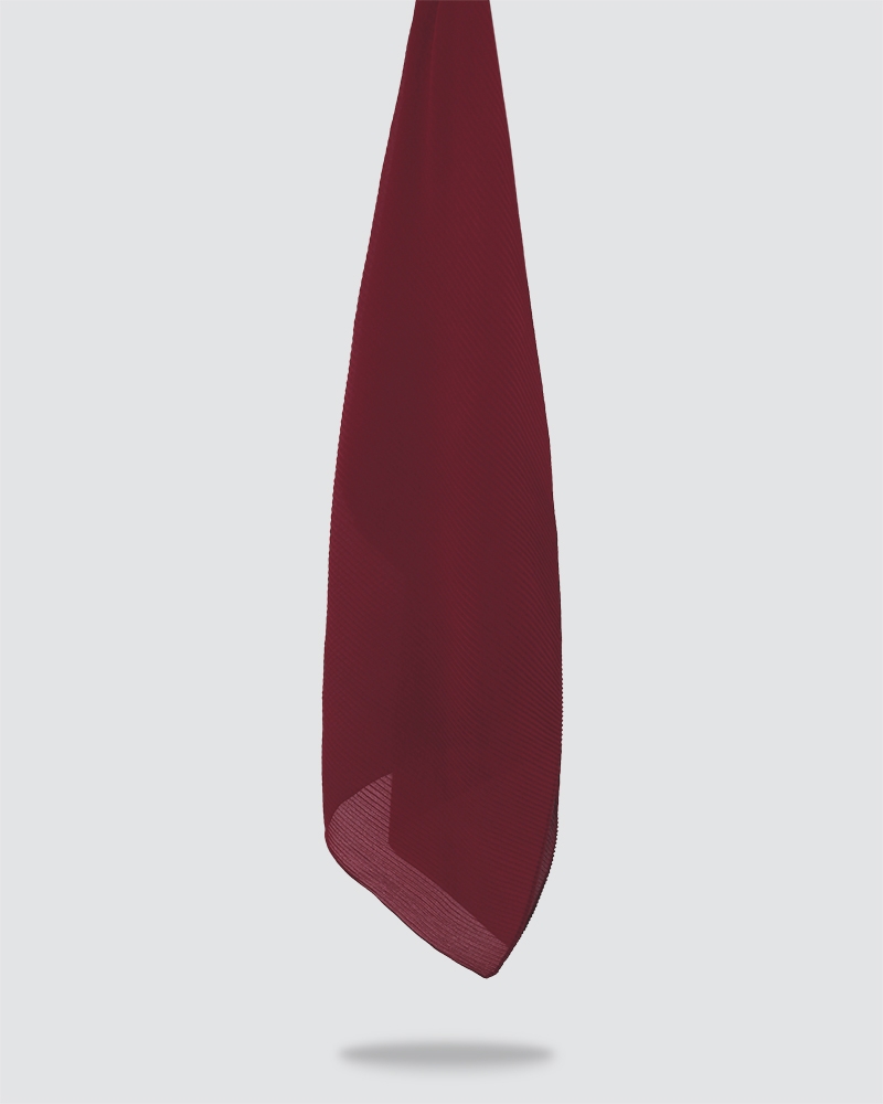 PLIKA SHAWL - SMOKEY RED-BERRY