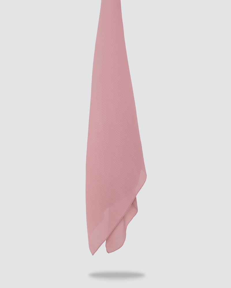PLIKA SHAWL - WARM DUSTY LILAC