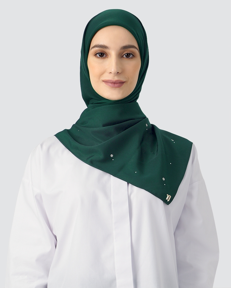 SATINA - MEDIUM PINE-GREEN