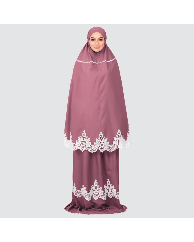 TELEKUNG HAYFA - MELLOW MAUVE/WHITE