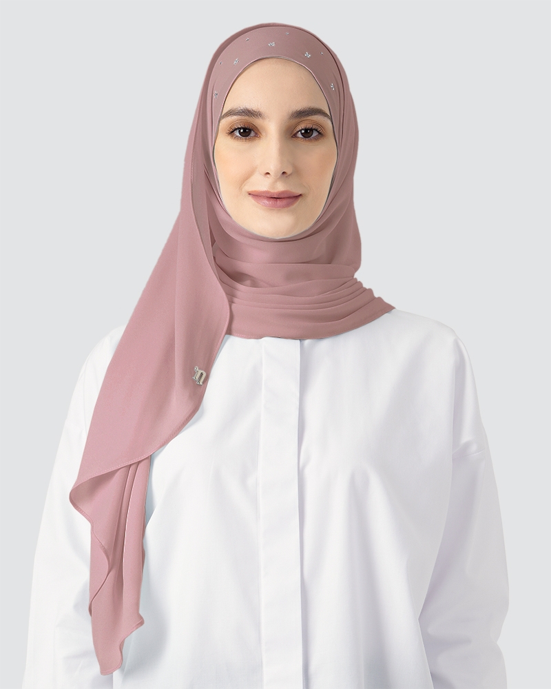 TIARA - MEDIUM DUSTY PINK-RED