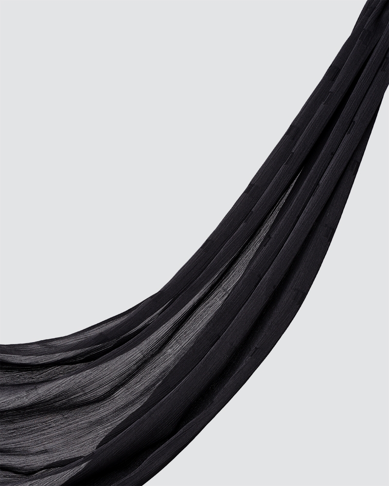 MODA WOVEN SHAWL - BLACK