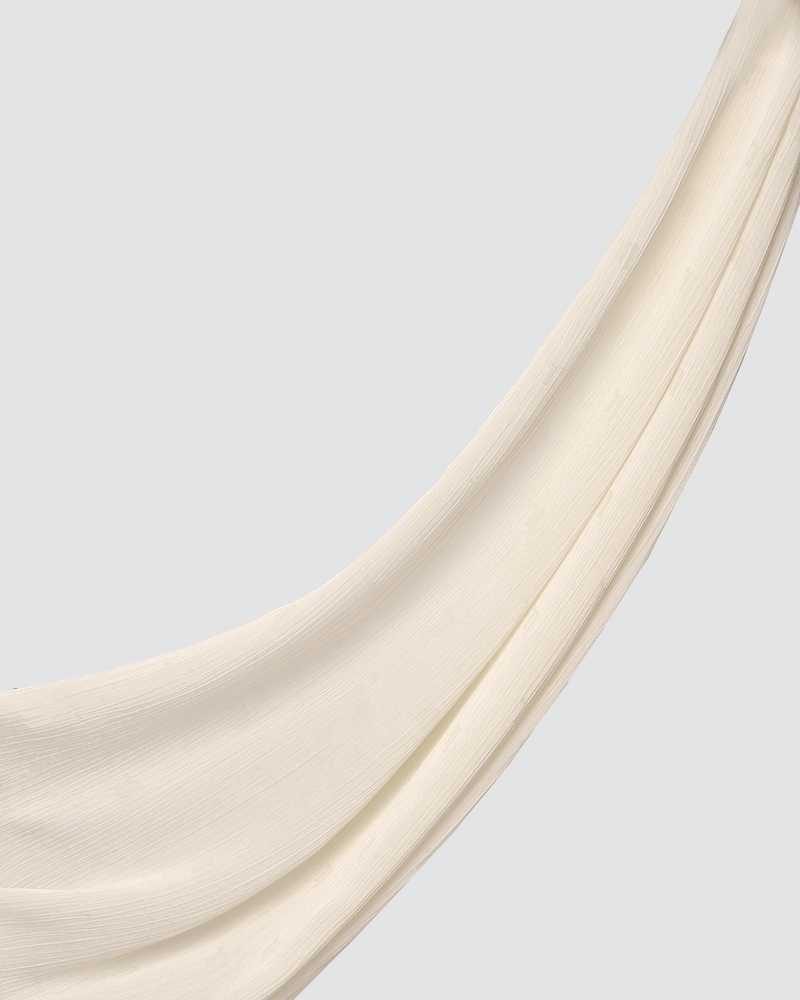 MODA WOVEN SHAWL - DUSTY WHITE