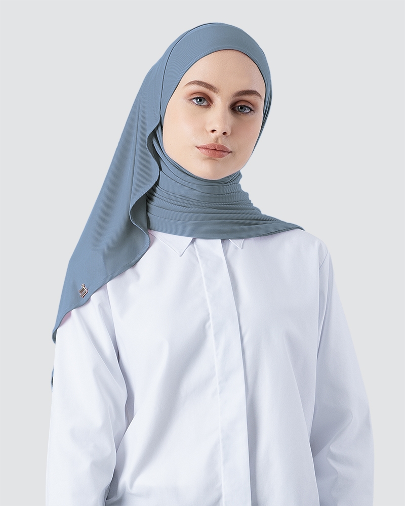 YURI STRETCH KNIT - DUSTY BLUE