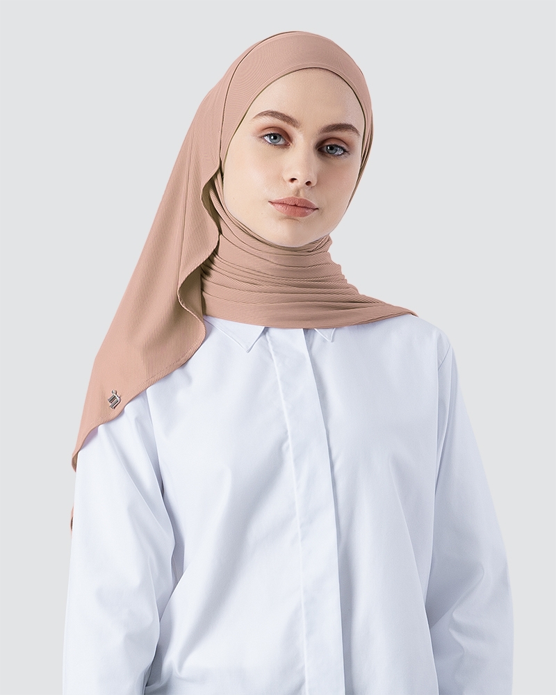 YURI STRETCH KNIT - LIGHT PALE PEACH
