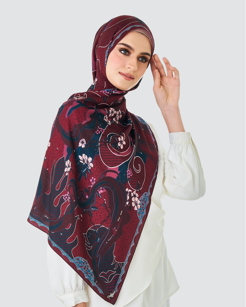 DISNEY X NAELOFAR ALADDIN SHAWL - RUBY