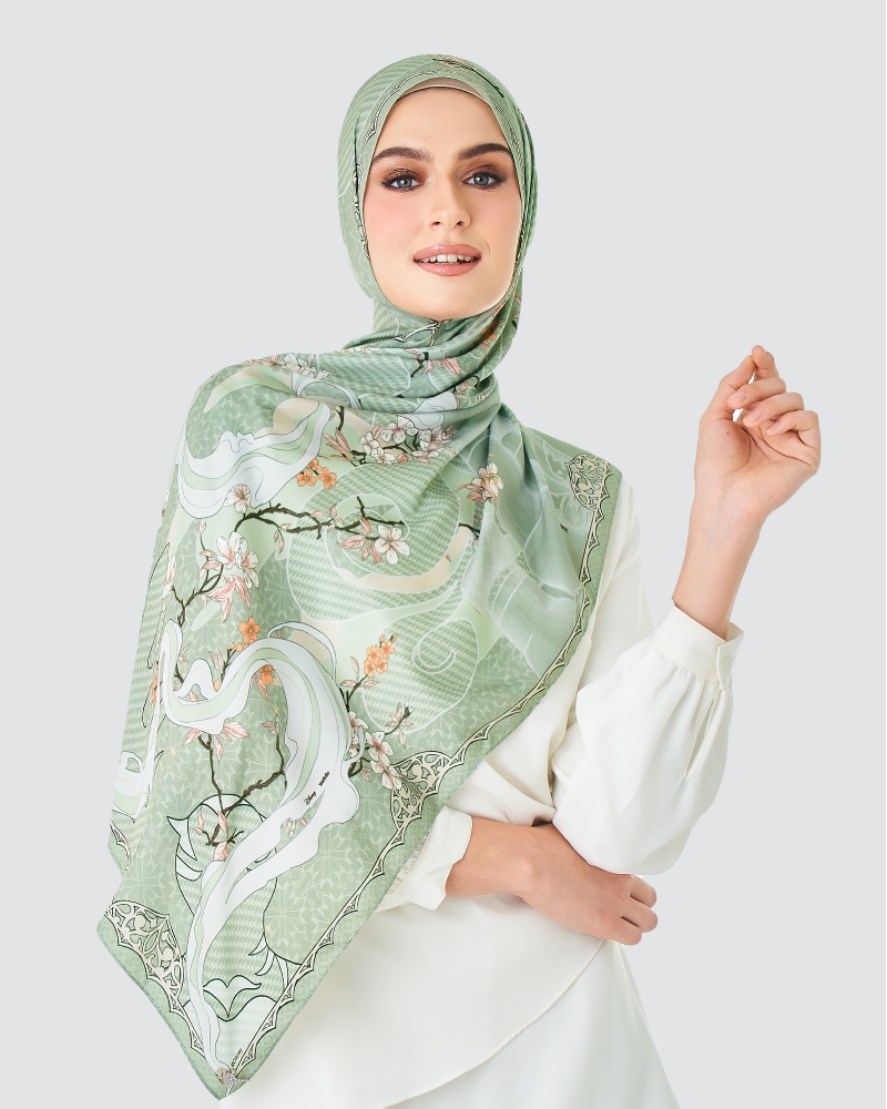 DISNEY X NAELOFAR ALADDIN SHAWL - SAGE