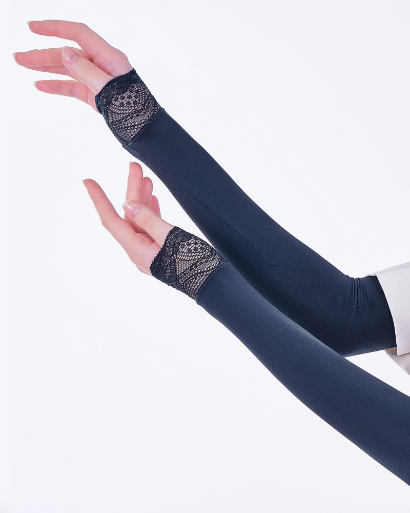 NWEAR AURA LACE HAND SOCKS - MIDNIGHT BLUE