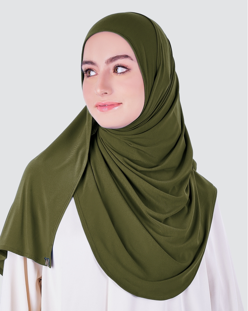 BABES PLAIN SEMI-INSTANT - DUSTY OLIVE