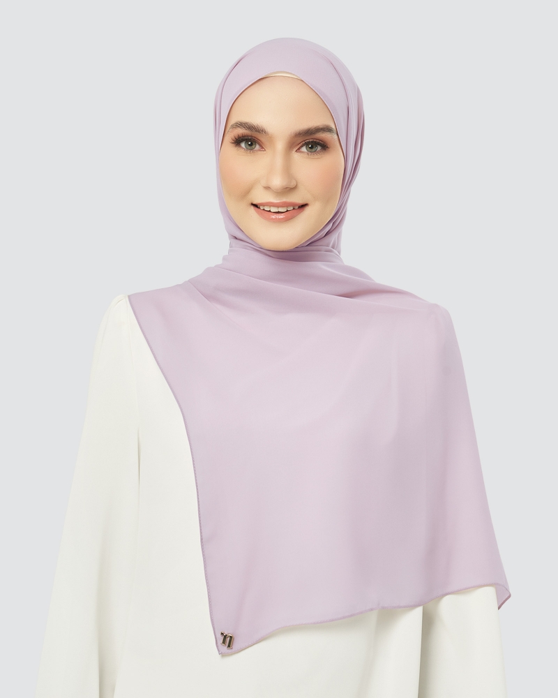 CLOUD CHIFFON SHAWL - ASTER