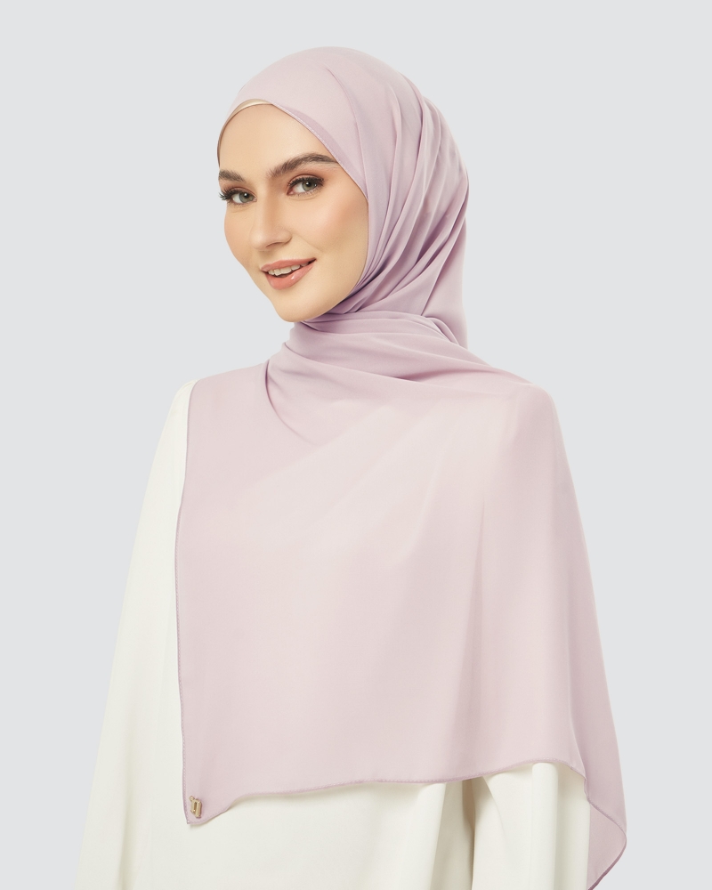 CLOUD CHIFFON SHAWL - BOUGAINVILLEA
