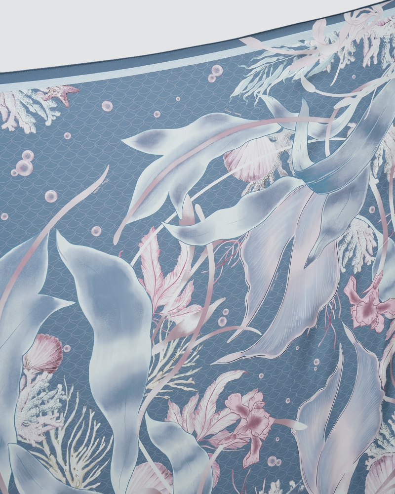 DISNEY X NAELOFAR - THE LITTLE MERMAID SQUARE - BLUE