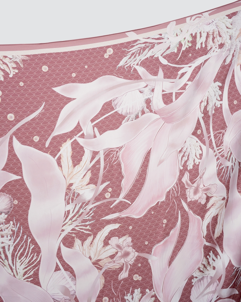 DISNEY X NAELOFAR - THE LITTLE MERMAID SQUARE - MAUVE