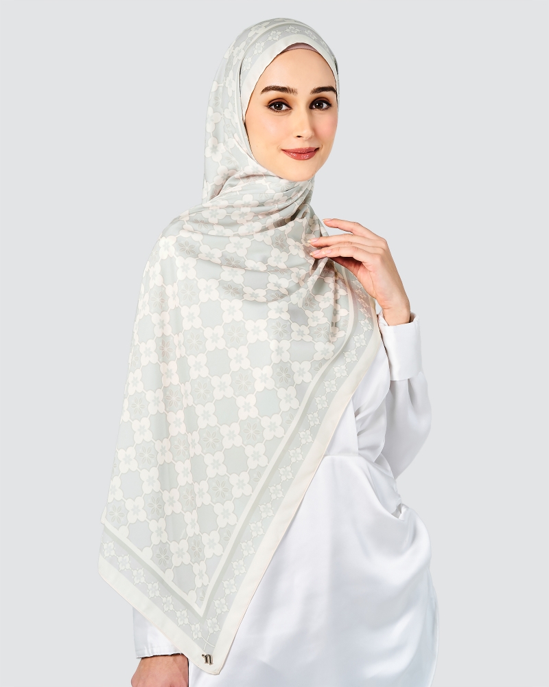 ECHO GEOMETRIC SHAWL - MYSTIC