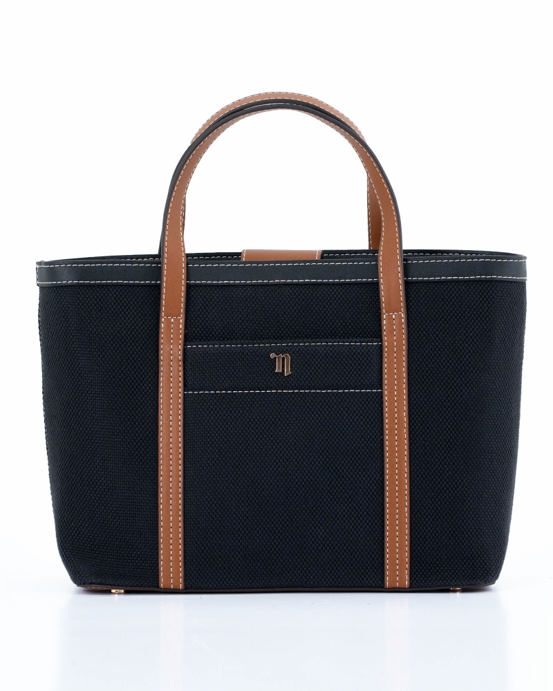 EVERYDAY TOTE BAG - PETITE CANVAS EDITION - BLACK