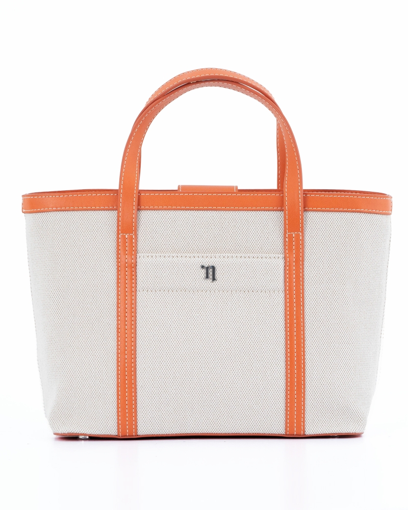 EVERYDAY TOTE BAG - PETITE CANVAS EDITION - ORANGE