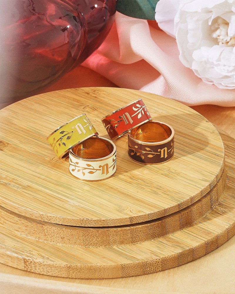 FLORAL HIJAB RING - AUTUMN
