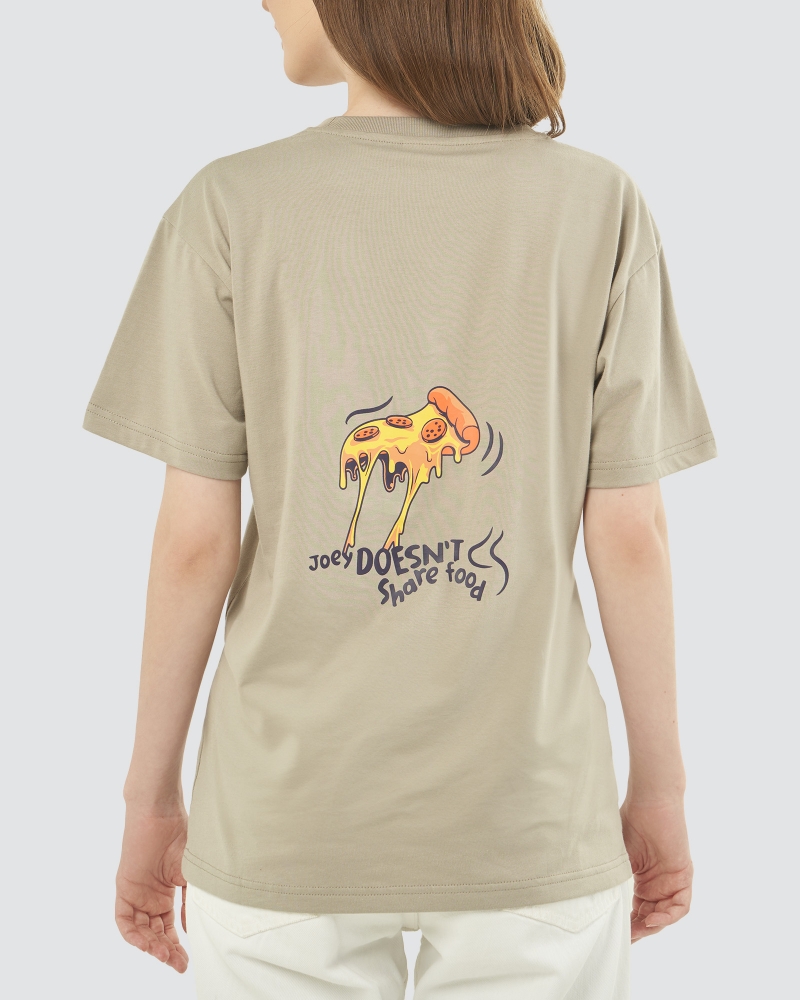 FRIENDS X NAELOFAR THE BEST-TEE - JOEY DOESN'T SHARE FOOD - COCCO