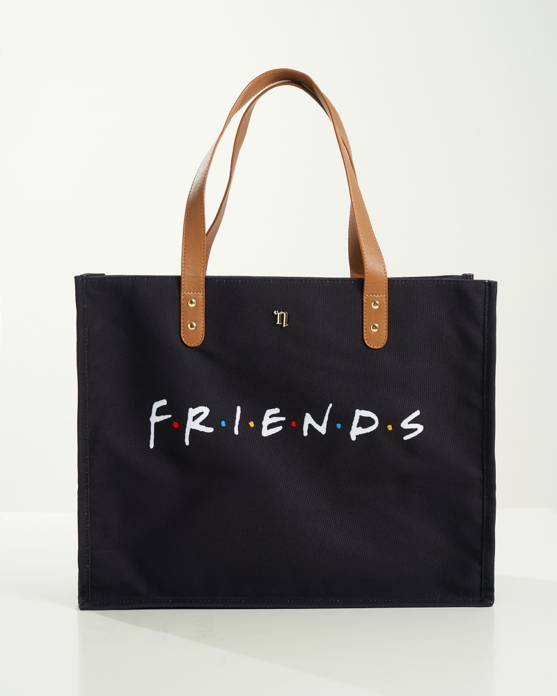 FRIENDS X NAELOFAR THE ICONIC BAG - BLACK