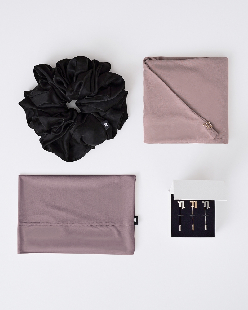 FIRST HIJAB KIT - SOPHIA - MEDIUM DUSTY PINK-RED