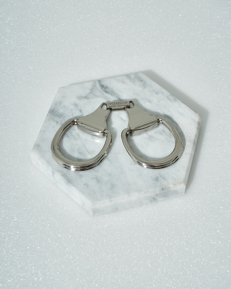 HOOP LOOP HIJAB RING - SILVER