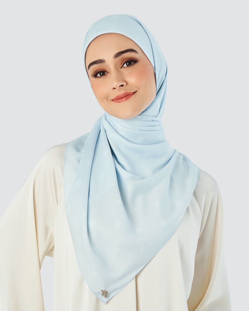 MODA MATTE SATIN SQUARE - SKY