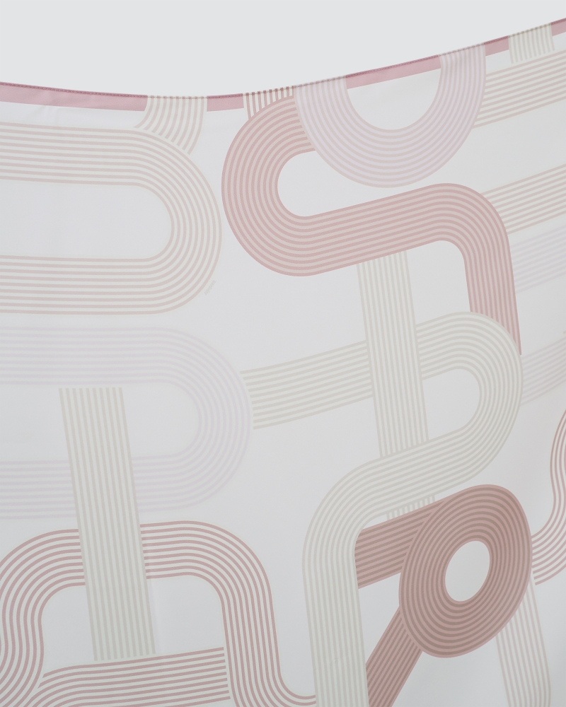 MONOGRAM MANIA SQUARE - DUSTY PINK