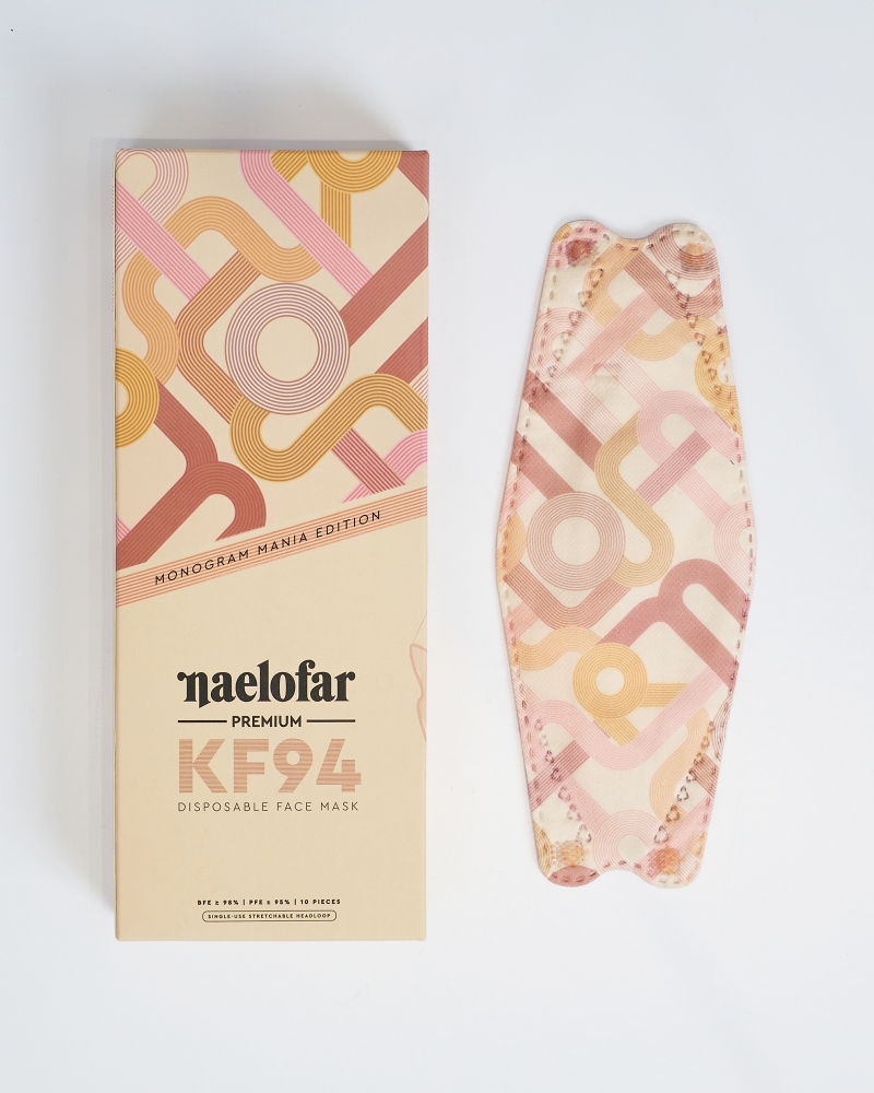 MONOGRAM MANIA EDITION - PREMIUM KF94 DISPOSABLE FACE MASK - SUNSET