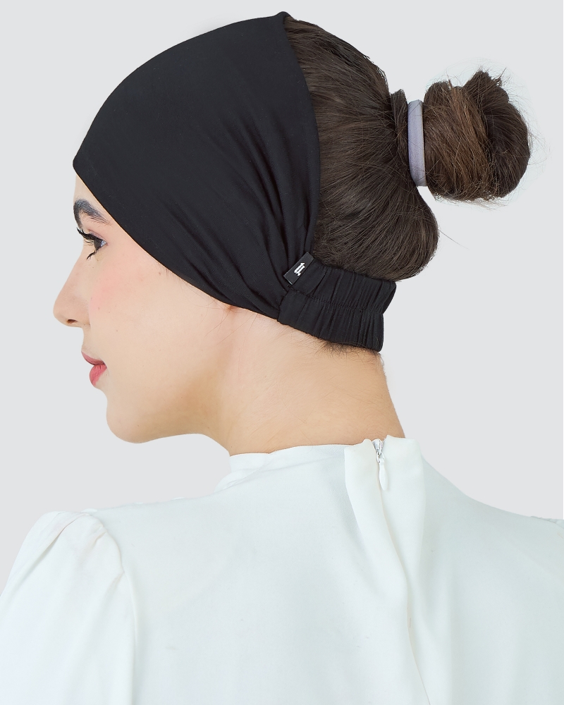 NON-SLIP INNER HEADBAND - BLACK