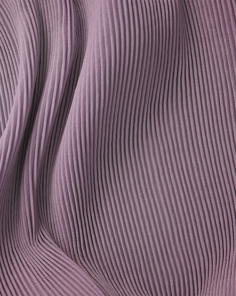PIYA PLEATED SHAWL - PURPLE MAUVE