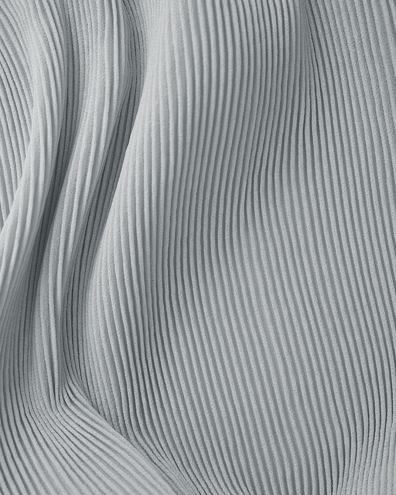 PIYA PLEATED SHAWL - GREY