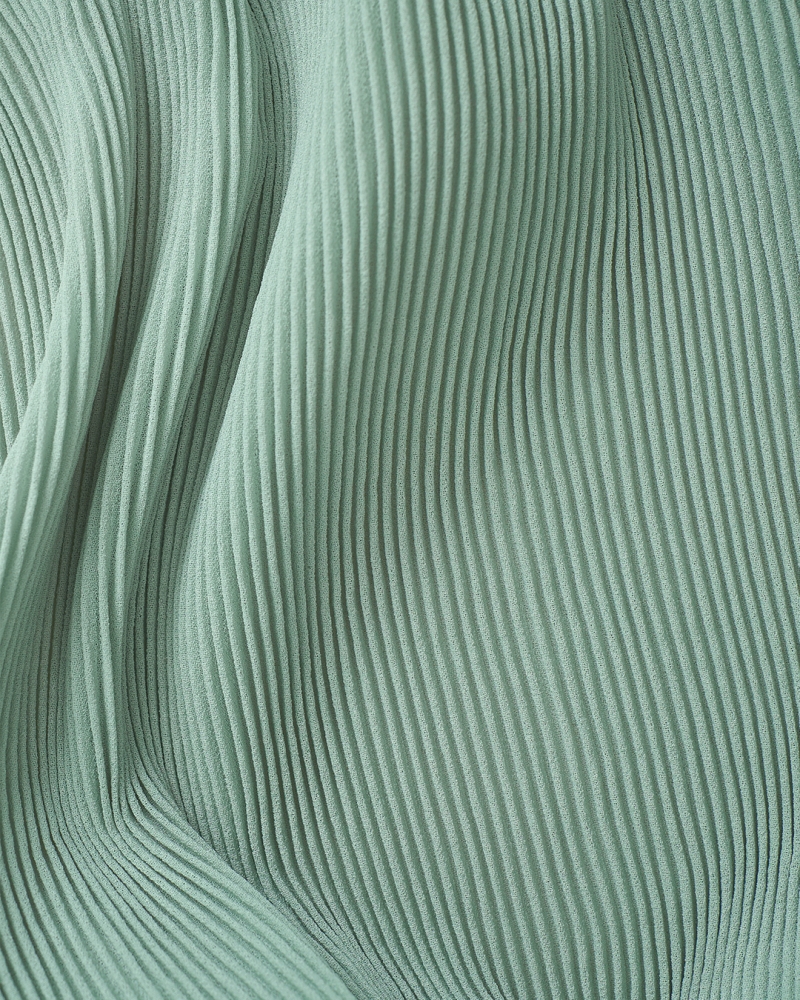 PIYA PLEATED SHAWL - LIGHT GREEN