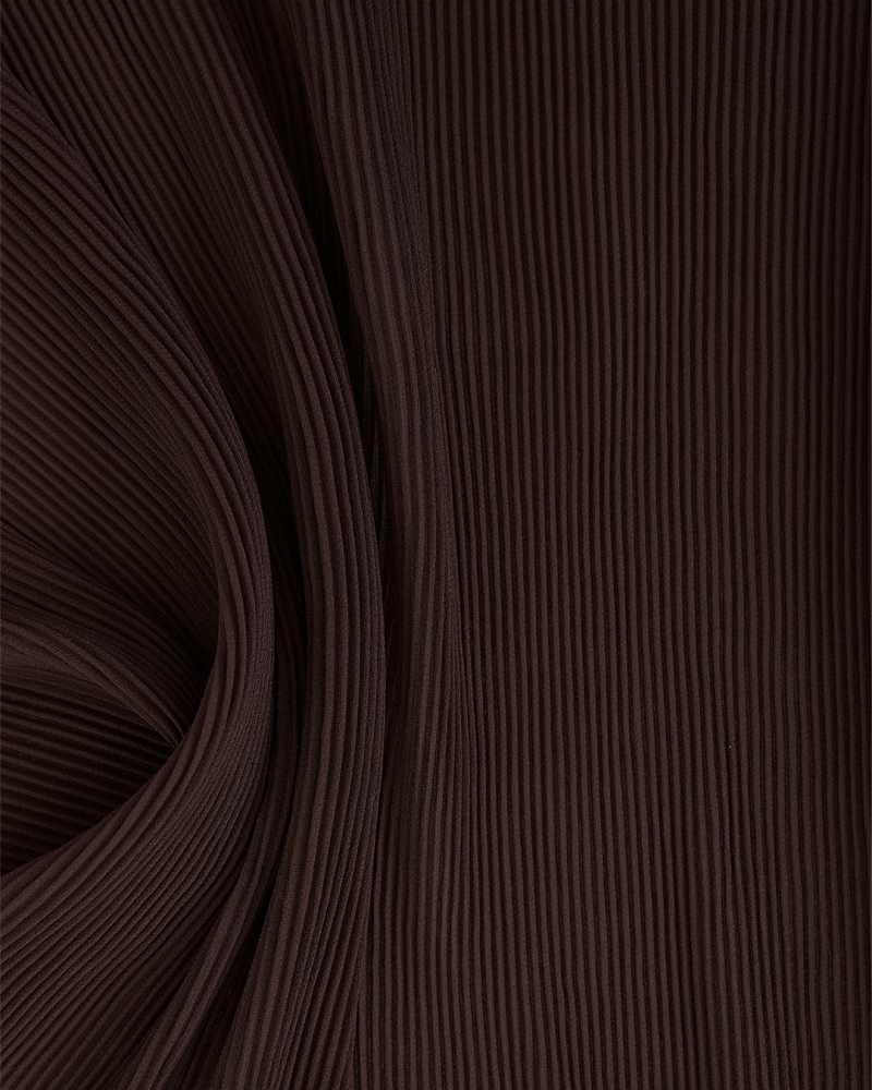 PIYA PLEATED TRIANGLE - DARK BROWN