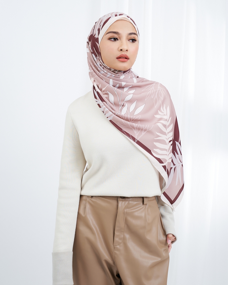 RESORT SHAWL - ROSY BROWN