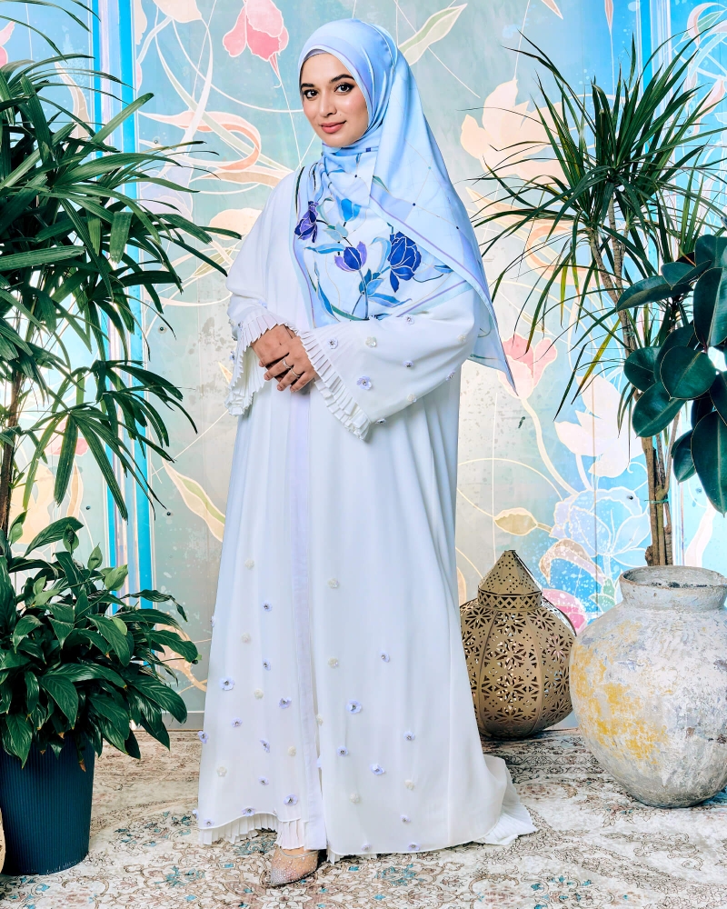 SALMA ABAYA - OFF WHITE