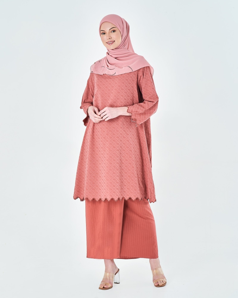 AZALEA KURUNG SET - DUSTY BRICK