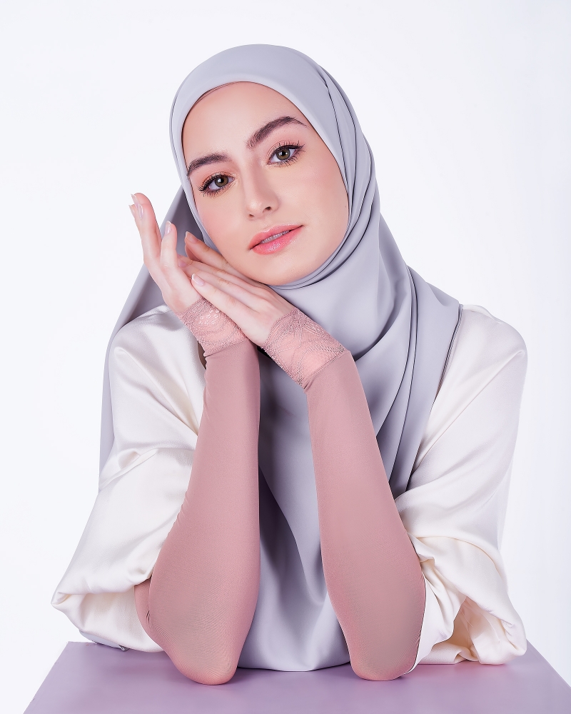 NWEAR AURA LACE HAND SOCKS - BLOSSOM