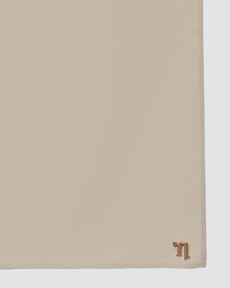MAYA MATTE SATIN SQUARE - ASH