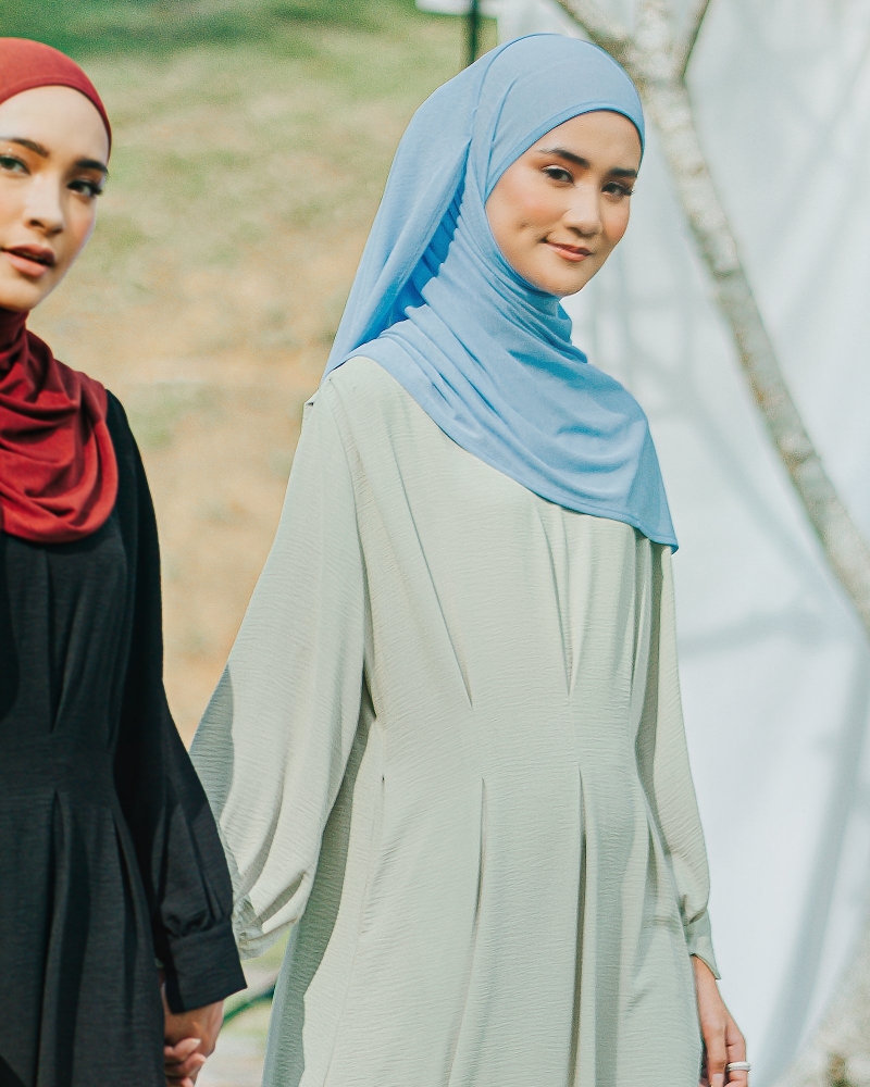 X-PRESS RUCHED DRESS - COLD GREY