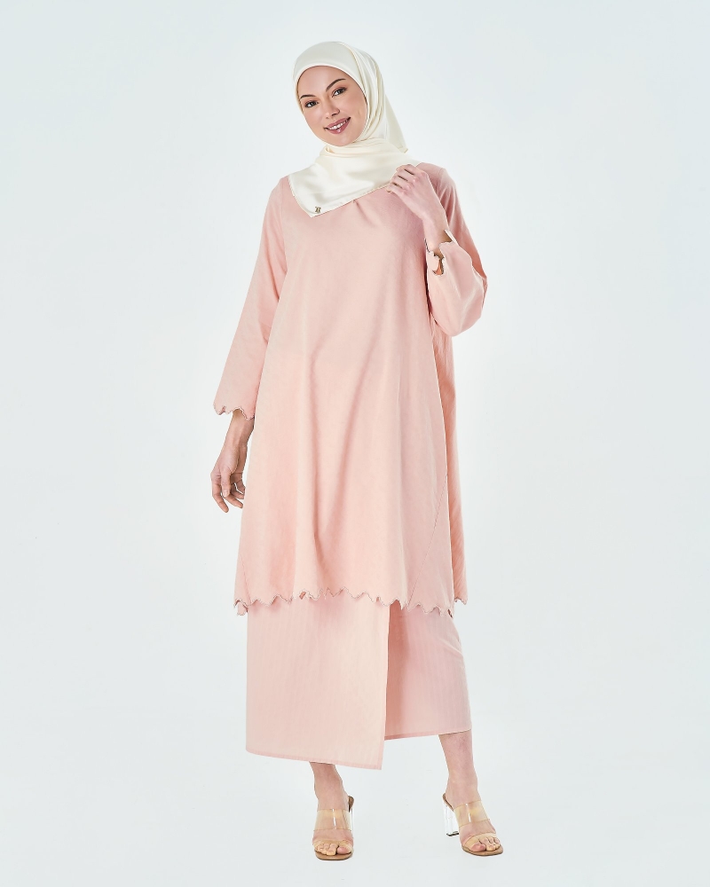 AZALEA KURUNG SET - MELON PINK